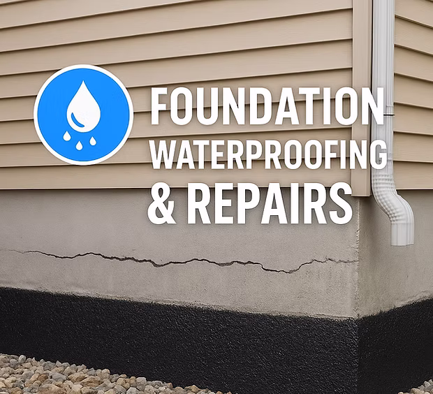 Basement waterproofing and drainage